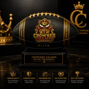 Crowned Champs Championship Signature Football $25