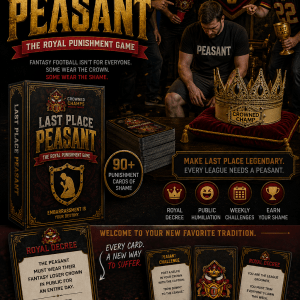 Fantasy Football Last Place Peasant Punishment Game $15